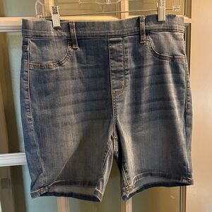 Judy Blue Women's Blue Pull On Jean Shorts Size XL
